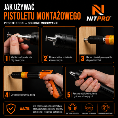 Nitpro - Uniwersalny pistolet montażowy